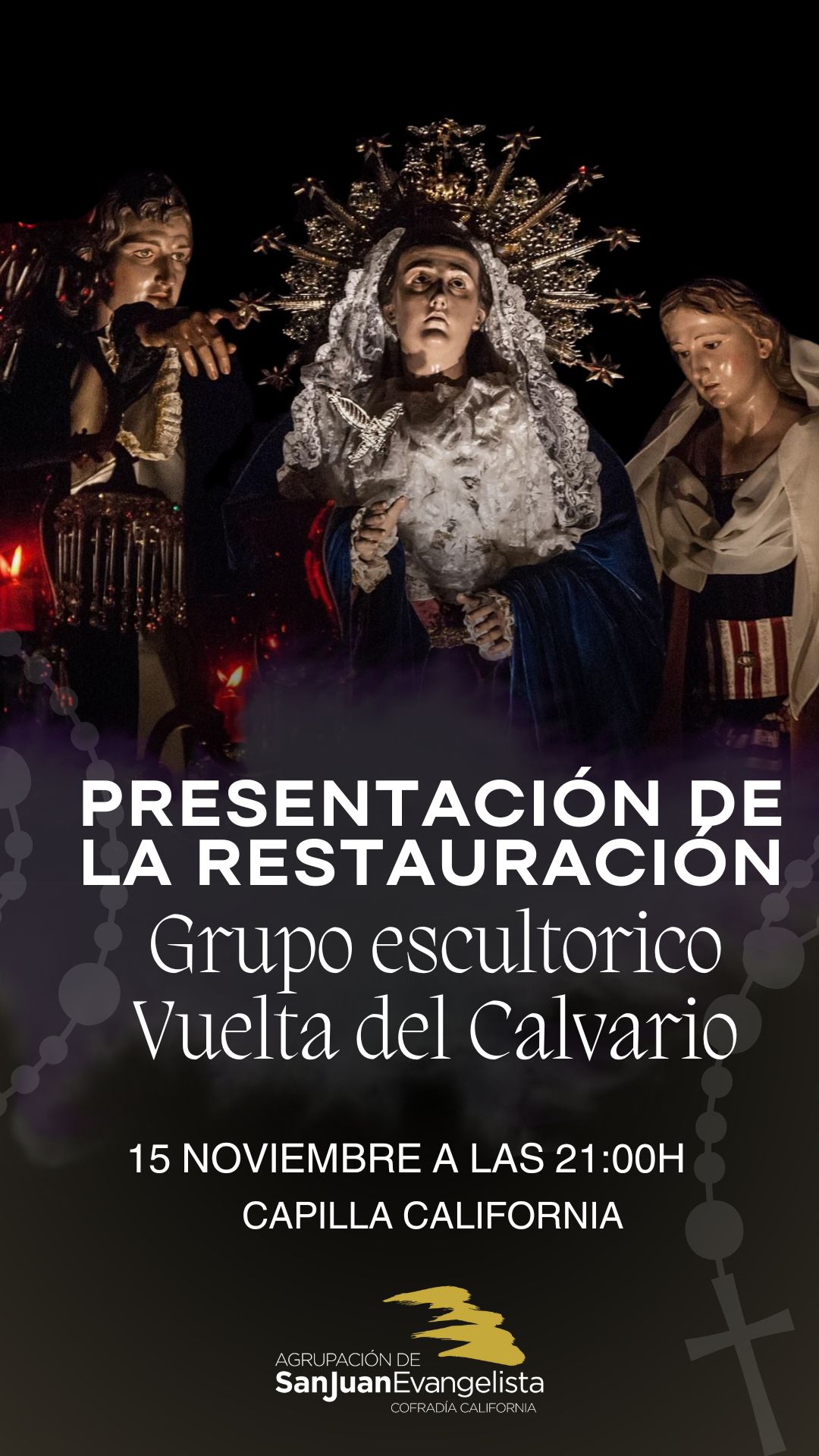 Restauración grupo escultórico «Vuelta del Calvario»