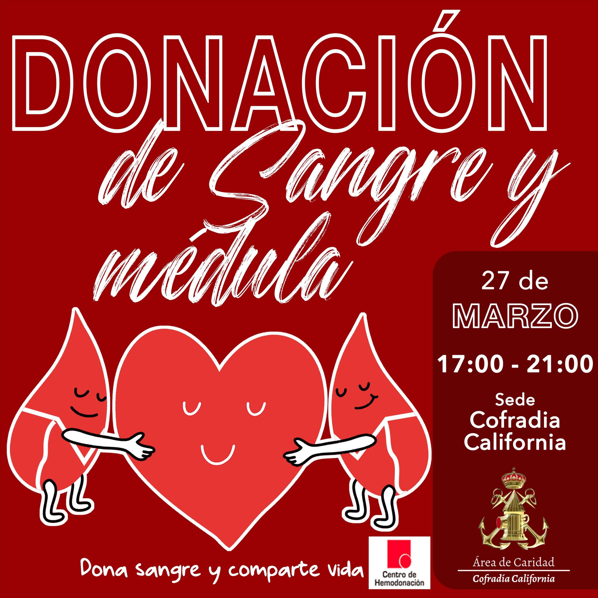 Campaña de donación de sangre y médula