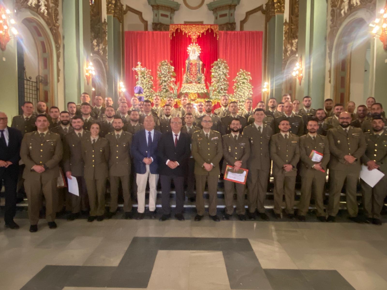 Visita piquete de artillería RAAA73