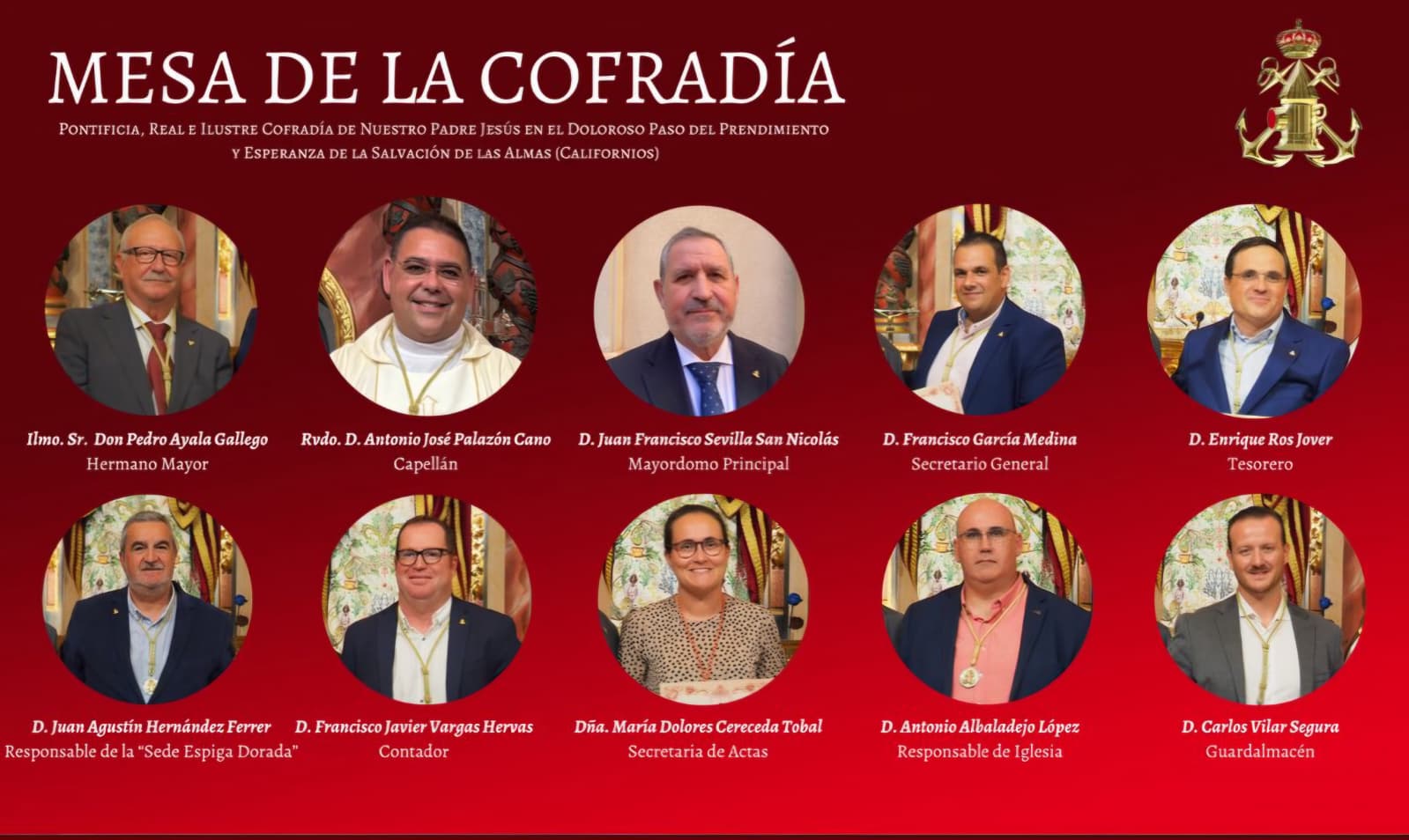 Nueva composición Mesa de la Cofradía California