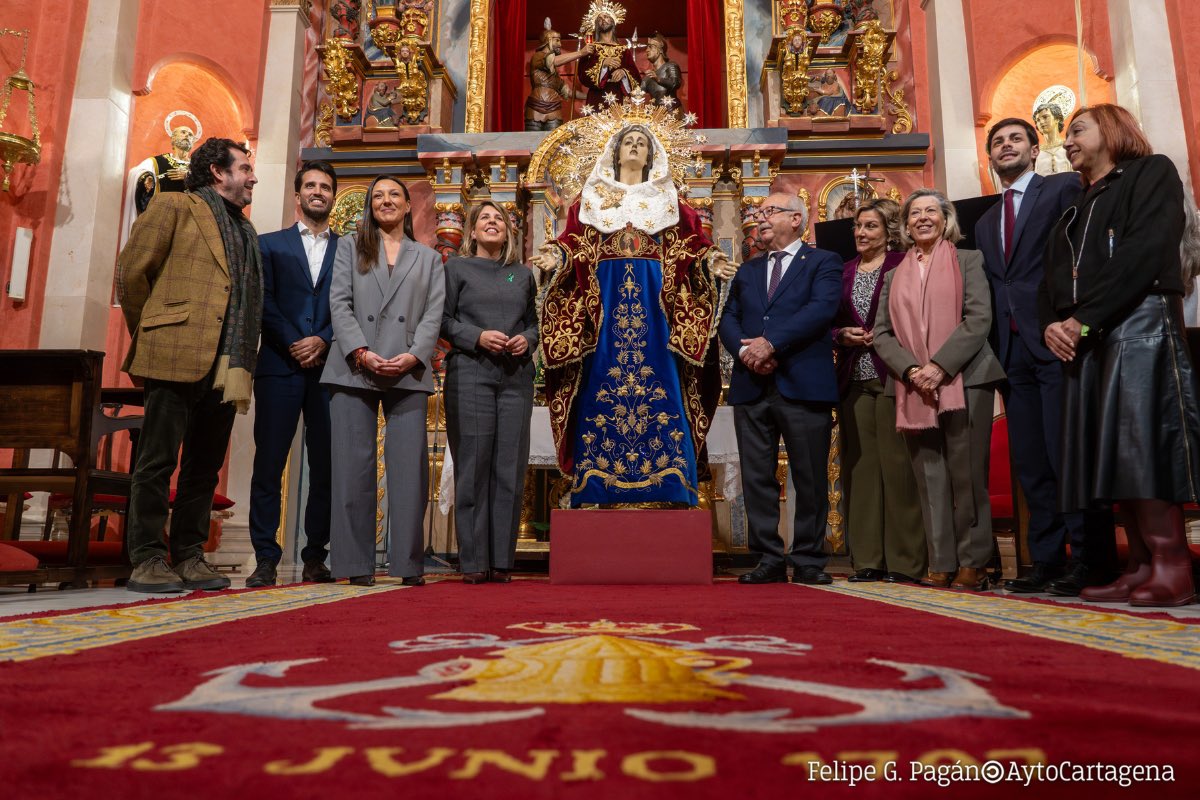 Acto Presentación de la Stma. Virgen del Primer dolor tras su restauración